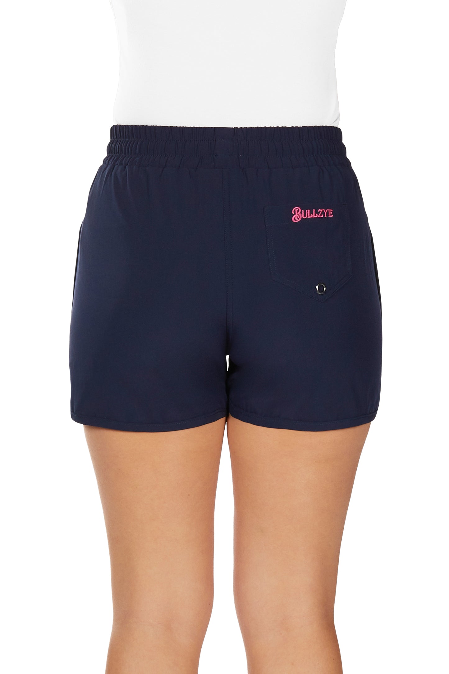 Bullzye Womens Debbie Shorts - Navy / Raspberry B6W2300535