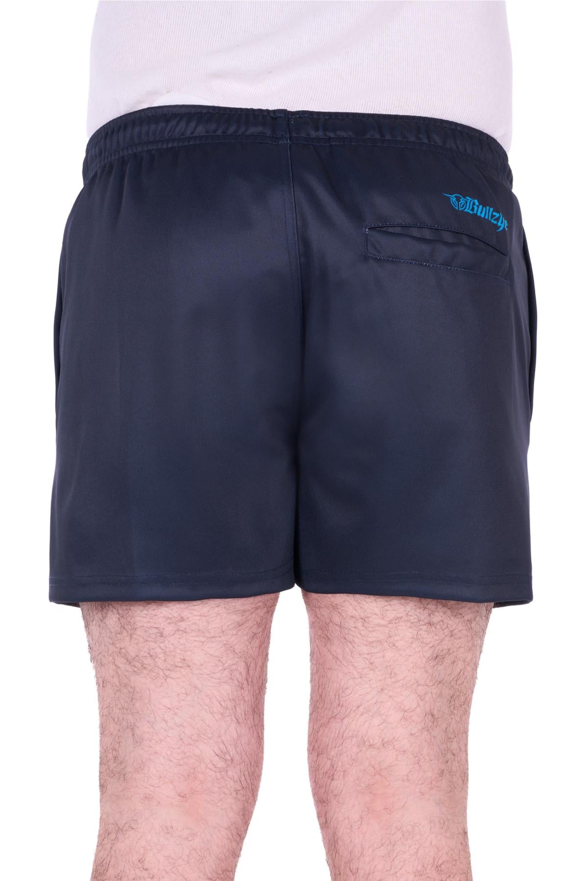 Bullzye Mens Urie Footy Shorts - Navy BCP1309658