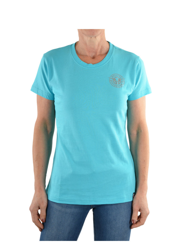 Bullzye Womens Bullring Shirt - Aqua BCP2503002