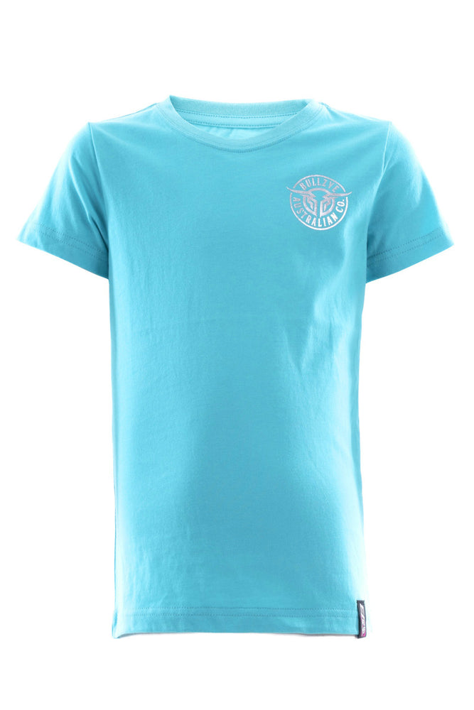 Bullzye Girls Bullring Shirt - Aqua BCP5503002