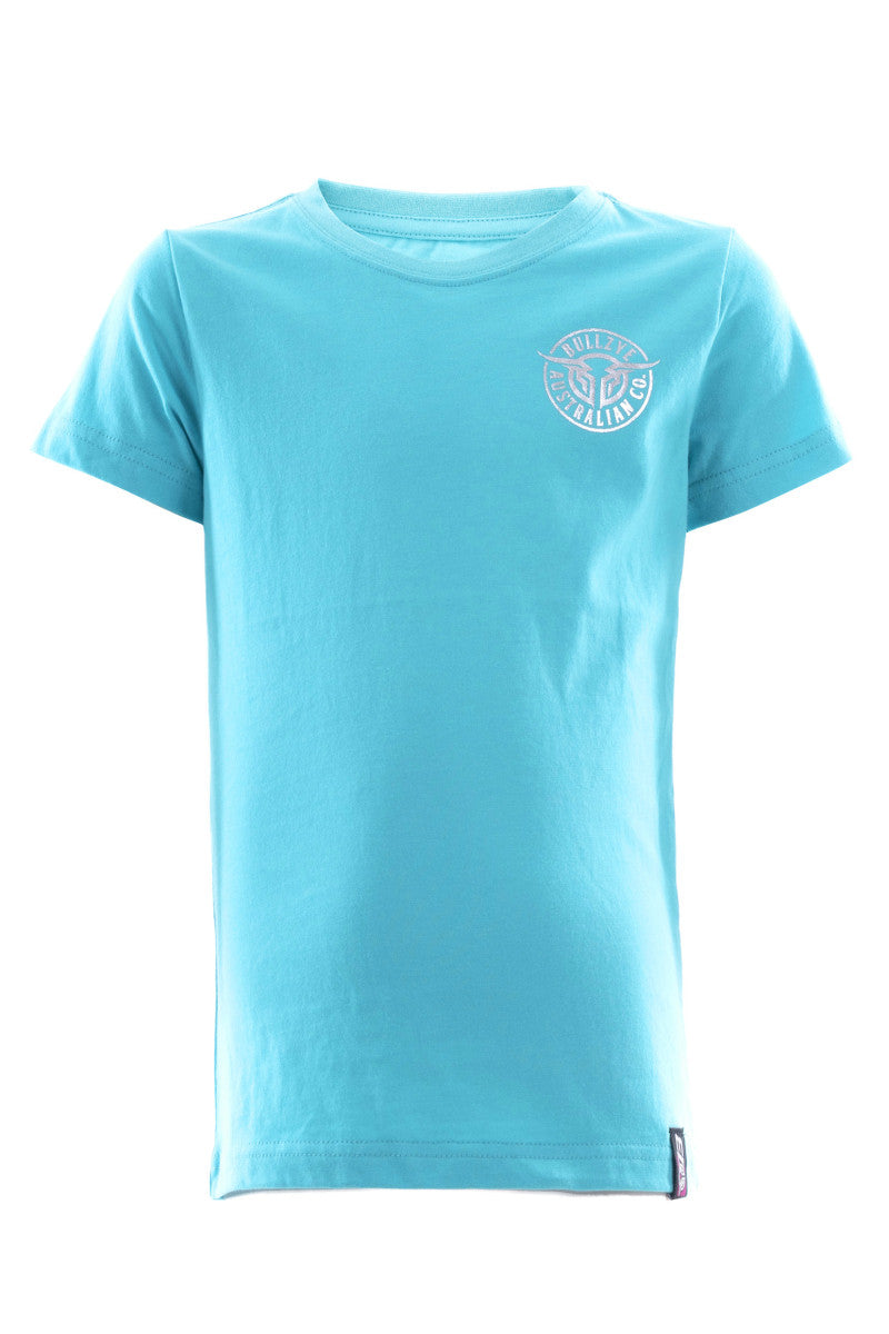 Bullzye Girls Bullring Shirt - Aqua BCP5503002