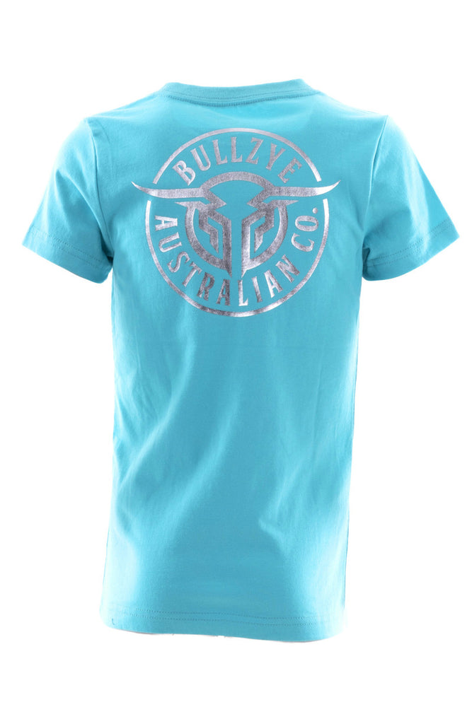 Bullzye Girls Bullring Shirt - Aqua BCP5503002