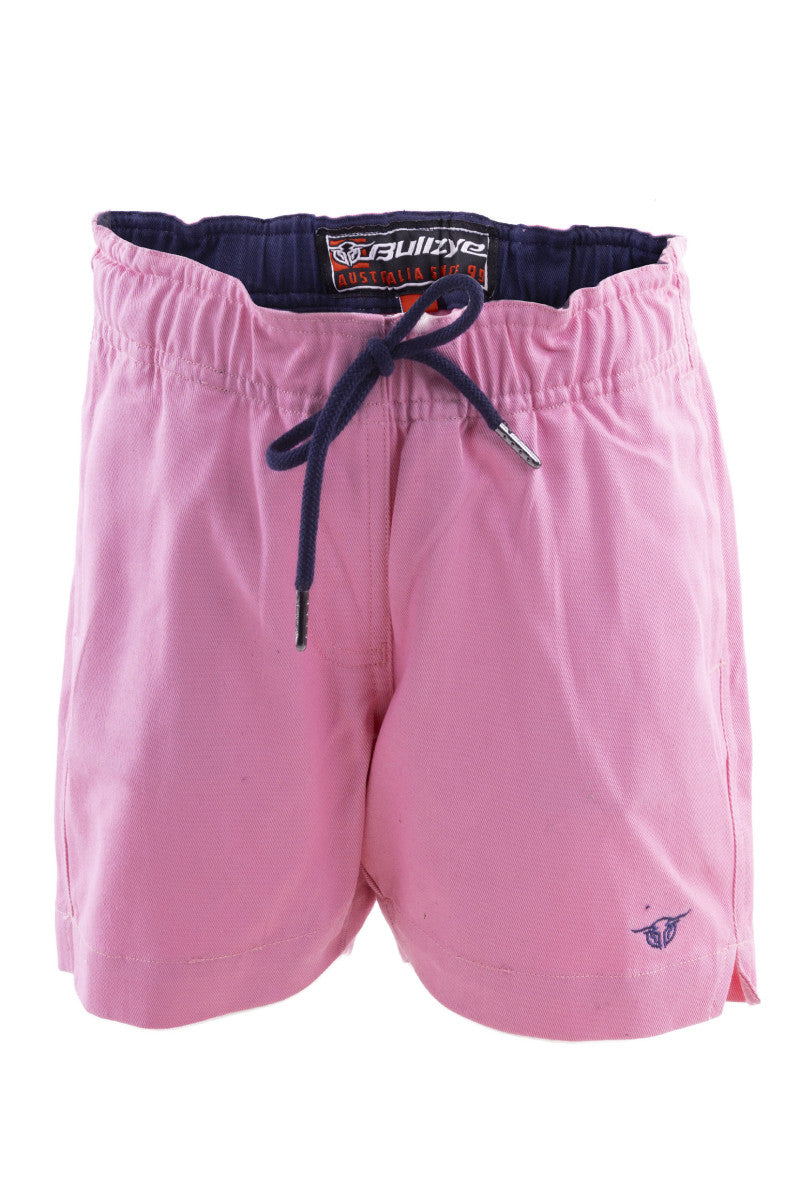 Bullzye Kids Bec Rugger Shorts - Pink BCP7300111