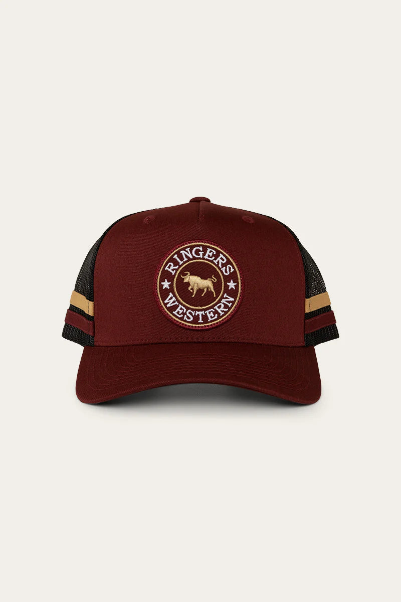 Ringers Western McCoy Trucker Cap - Burgundy