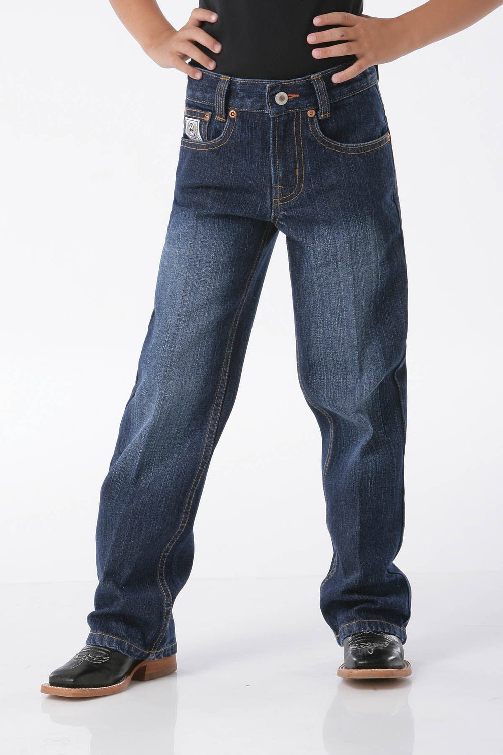 Cinch Boys Jeans MB12842002 Reg 4-7 White Dark