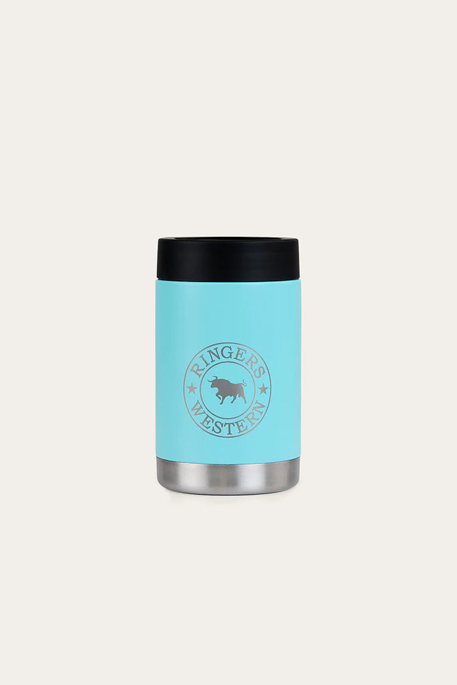 Ringers Western Escape Can Cooler - Turquoise / White / Pastel Pink