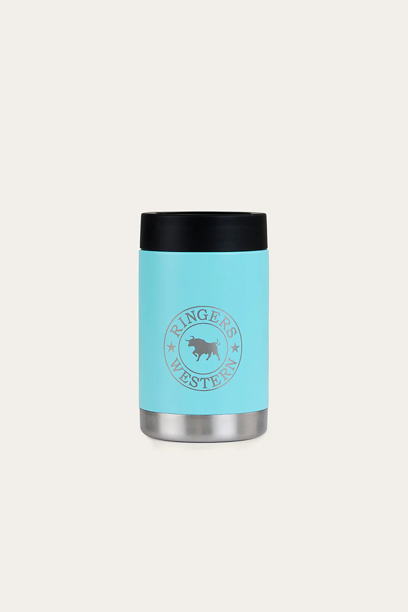 Ringers Western Escape Can Cooler - Turquoise / White / Pastel Pink