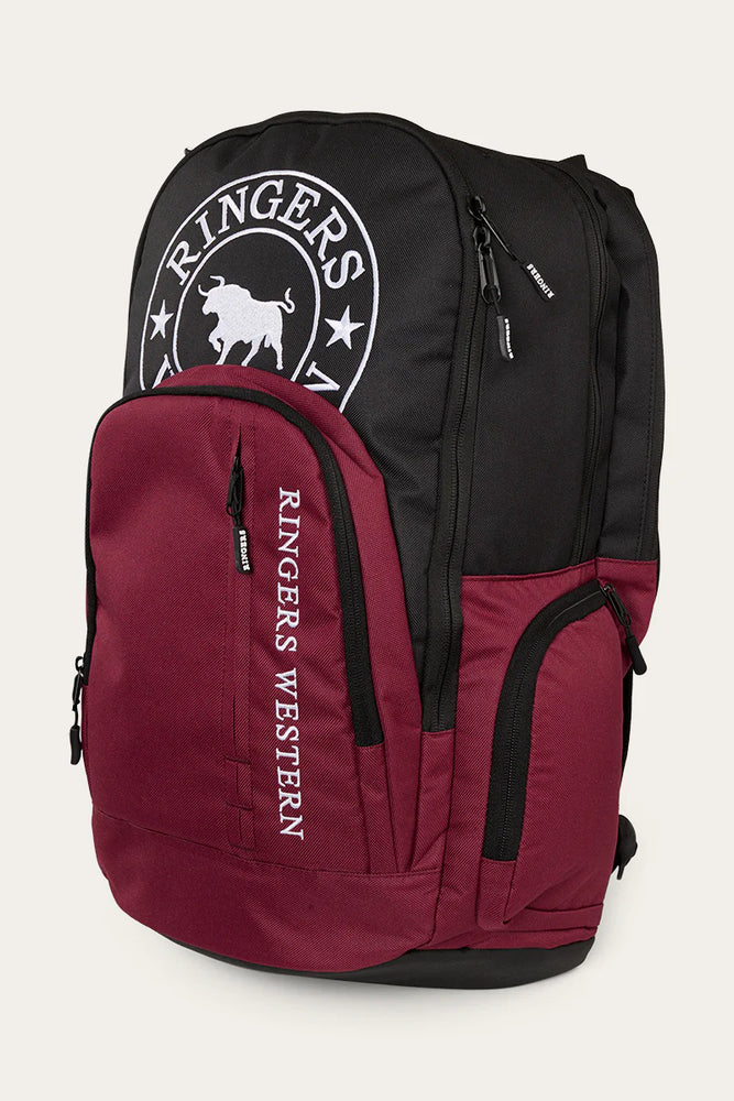 
                      
                        Ringers Western Holtze Backpack - Burgundy / Black
                      
                    