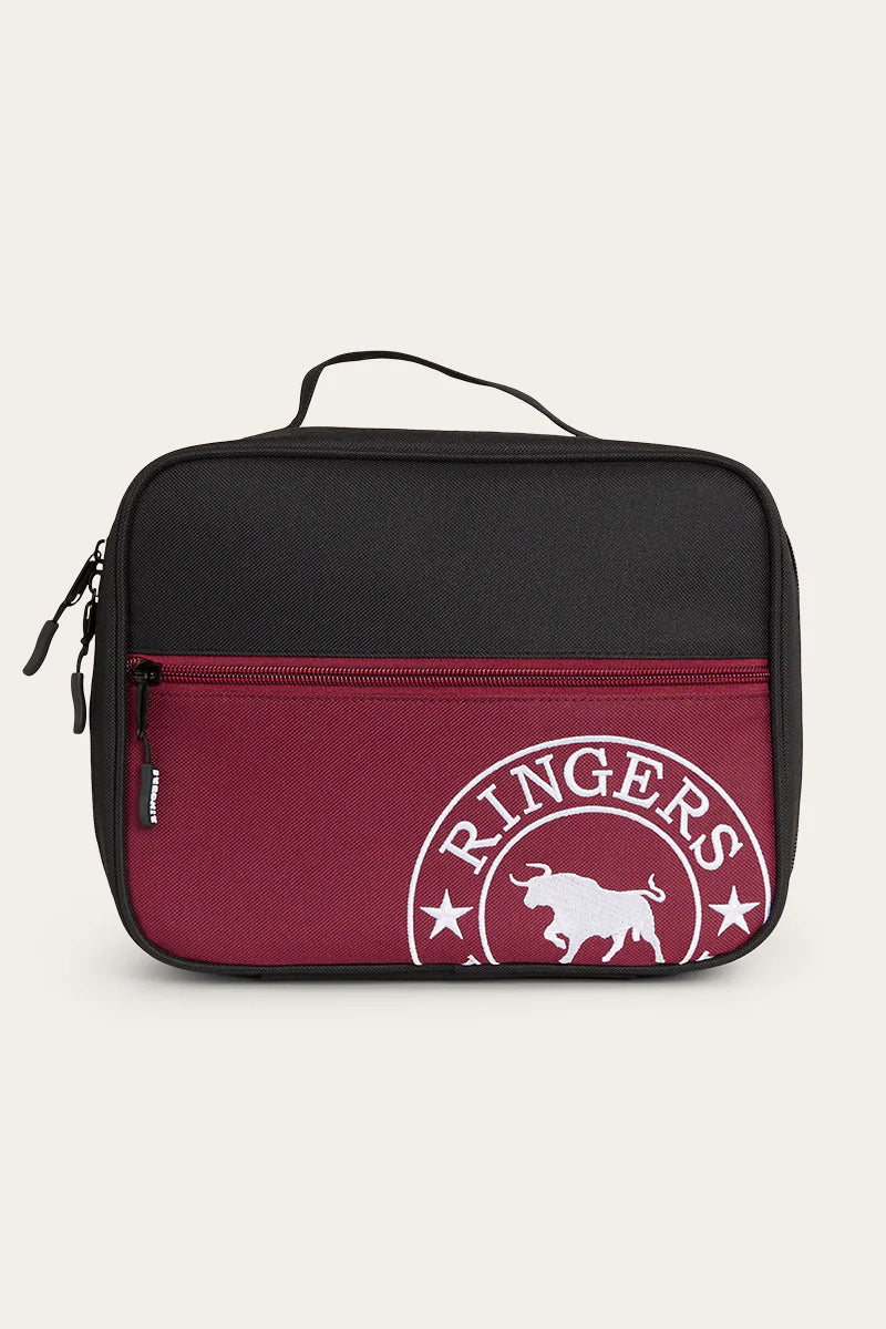 Ringer Western Baxter Lunch Box - Burgundy / Black