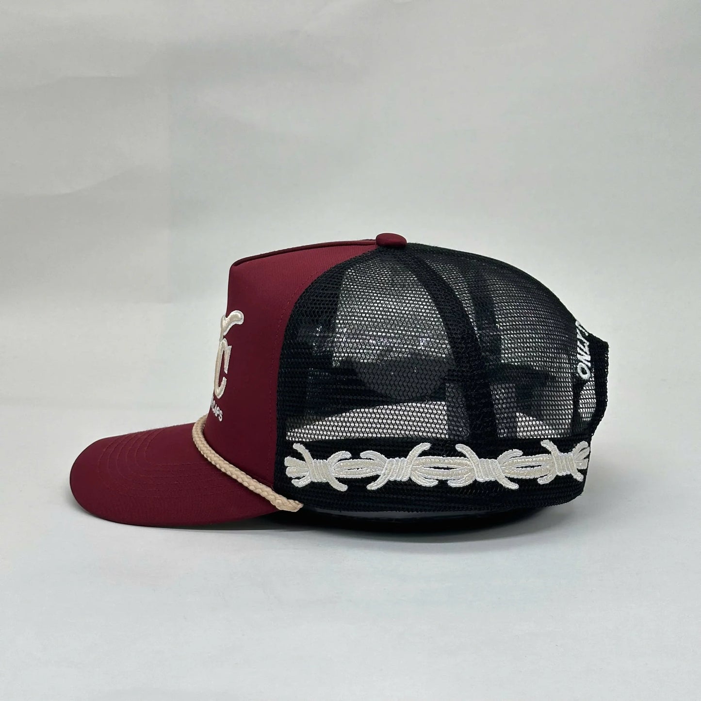 CTC Maroon Barbed Wire Trucker Cap
