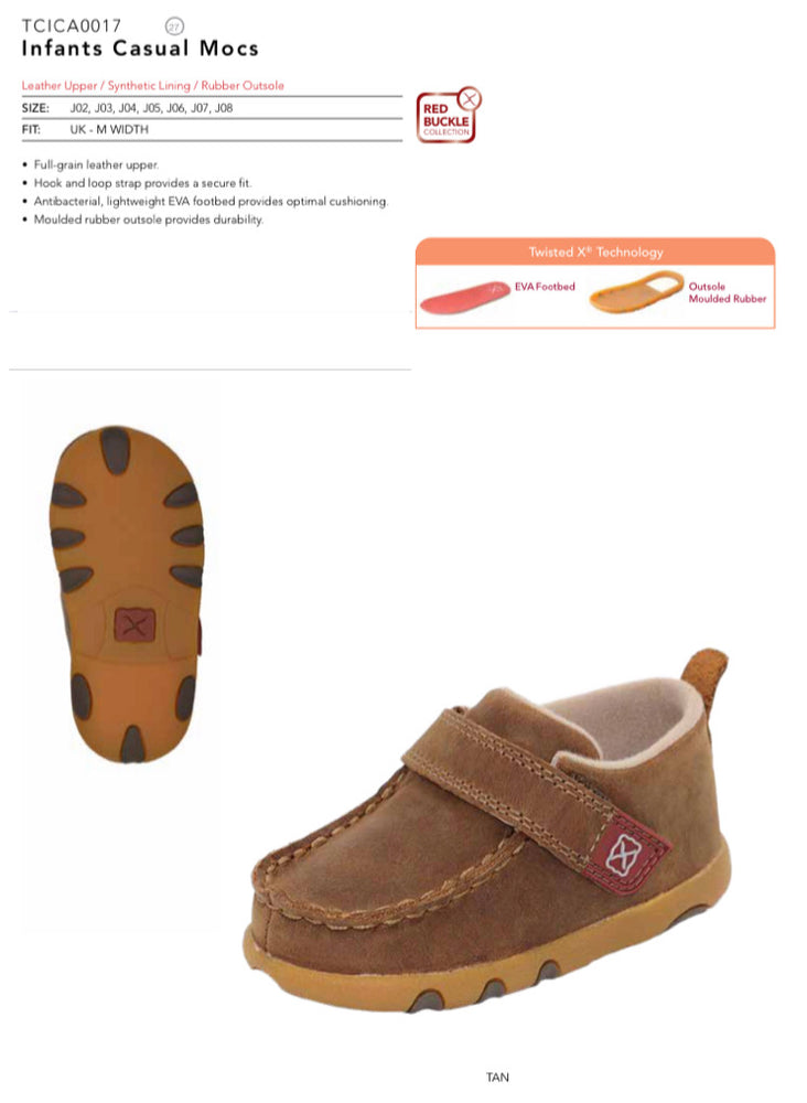 Twisted X Infants Moc TCICA0017