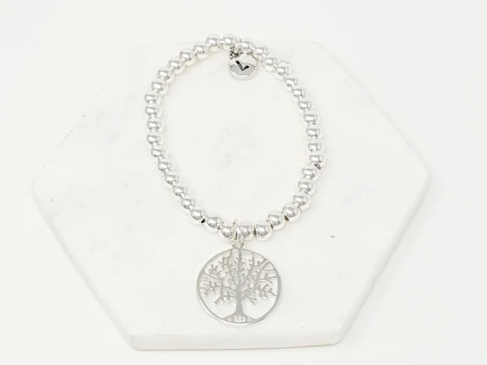 Lillyco Australia Silver Family Tree Bracelet | L1632BS