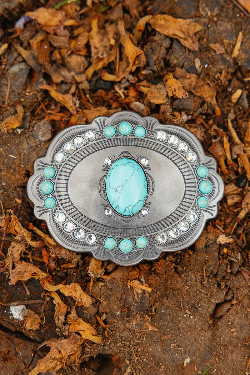 Ringers Western Kelsea Belt Buckle - Antique Silver