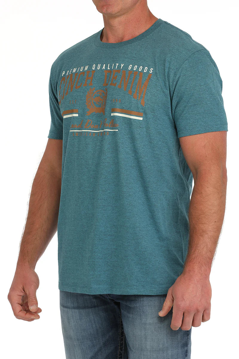 Cinch Mens Shirt - Teal MTT1690676