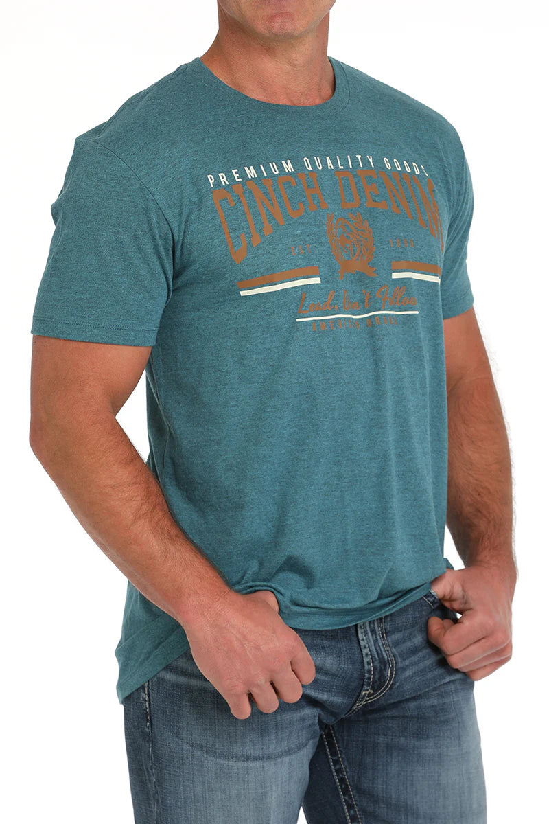 Cinch Mens Shirt - Teal MTT1690676