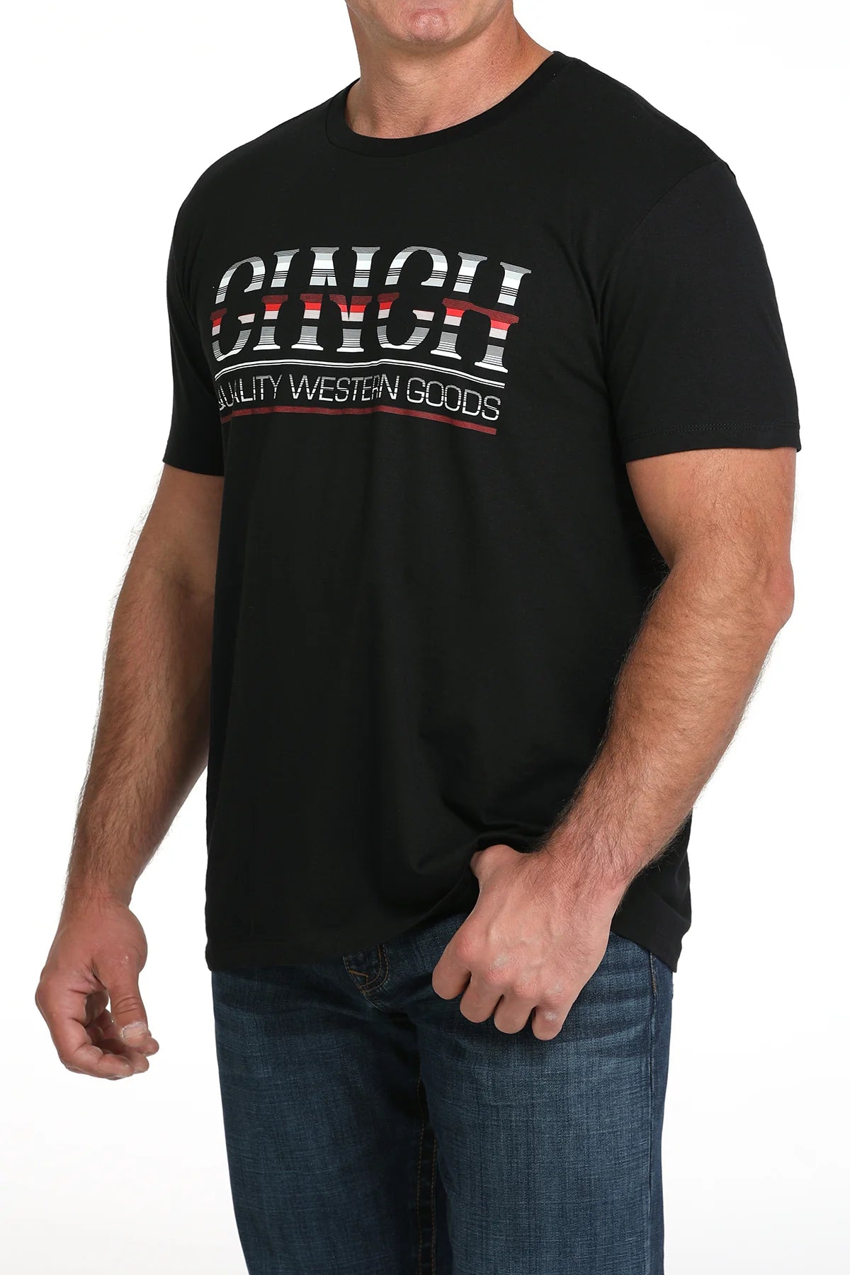 Cinch Mens Logo Shirt - Black MTT1690697