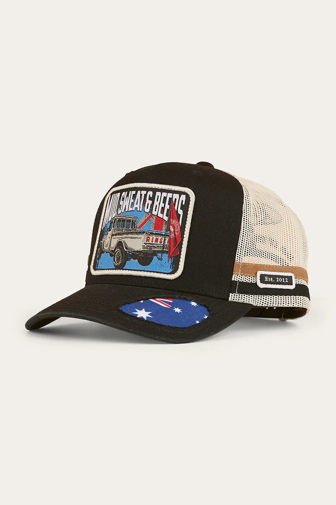 Ringers Western Mud Sweat Beers Trucker Cap - Black