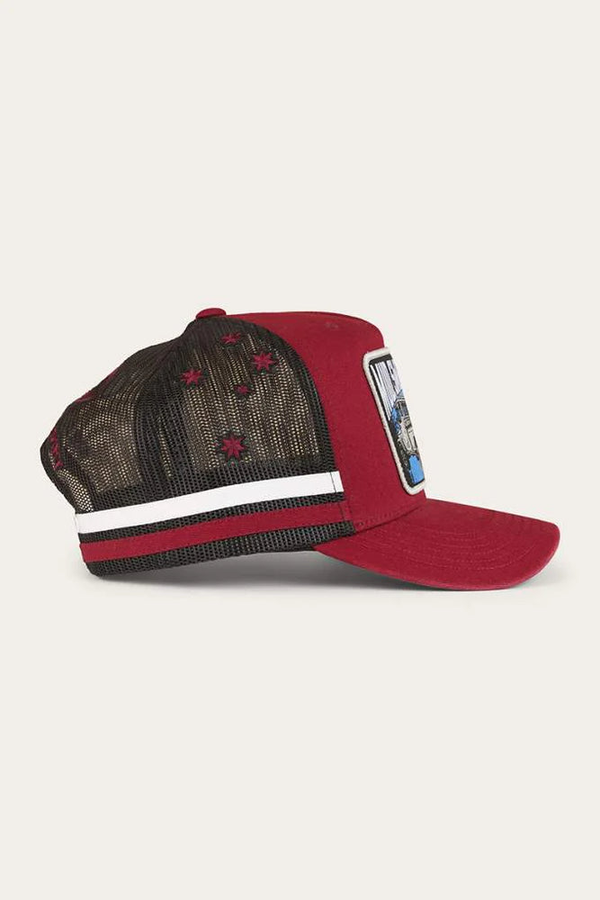 Ringers Western Mud Sweat Beers Trucker Cap - Maroon
