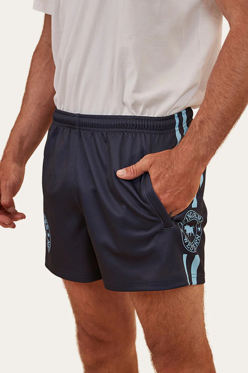 Ringers Western Footy Shorts - Navy