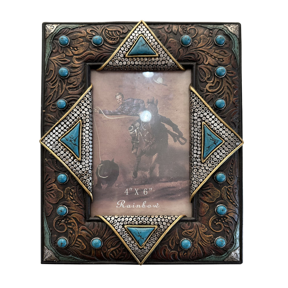 Pure Western Studded Picture Frame P4S1922GFT