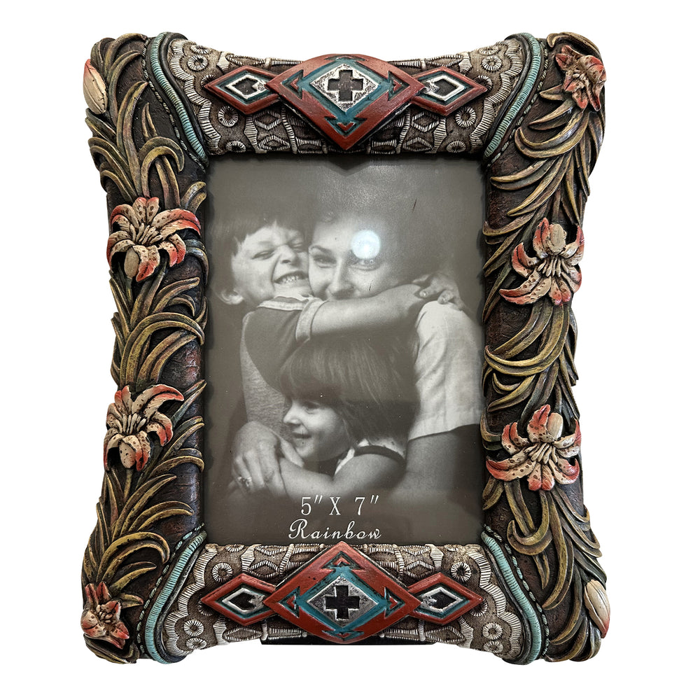 Pure Western Floral Picture Frame P4S1937GFT