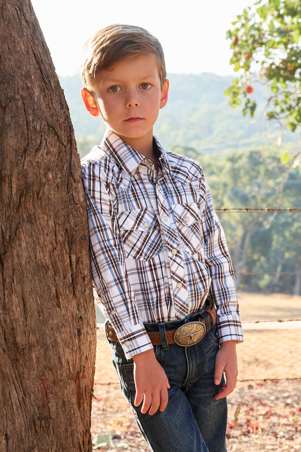 Pure Western Boys Evan LS Dress Shirt - P4S3100952