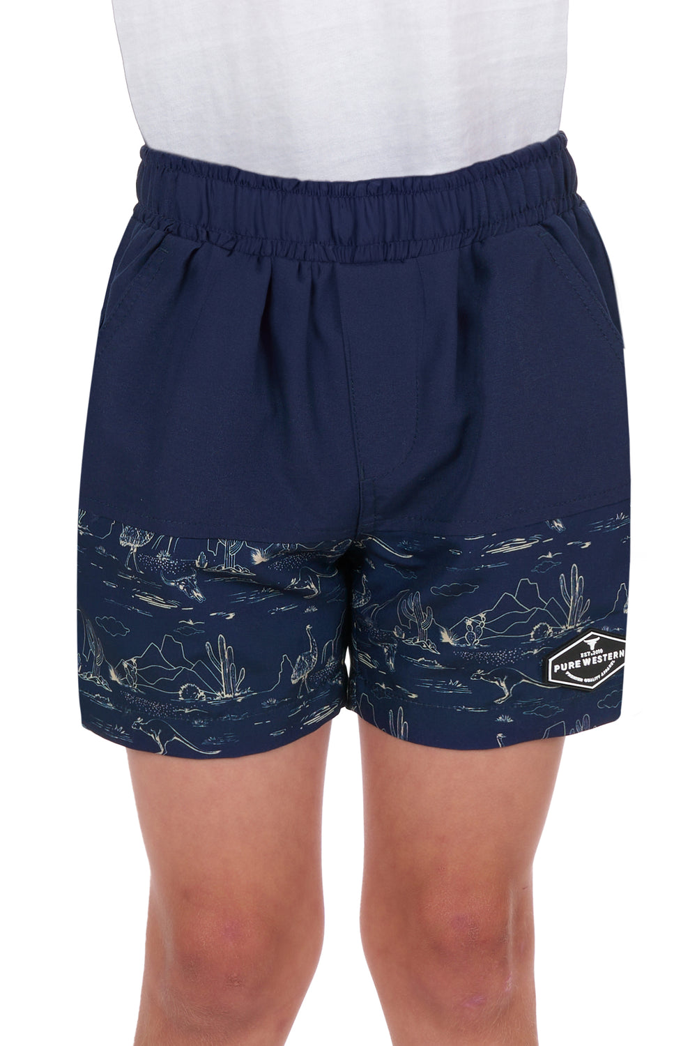 Pure Western Boys Drew Boardshorts - P4S3302972