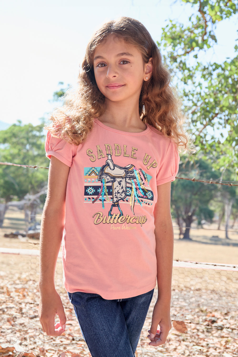 Pure Western Girls Candice Shirt - P4S5576859