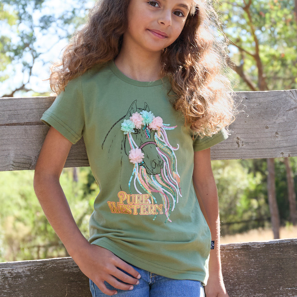 Pure Western Girls Camilla Shirt - P4S5576863