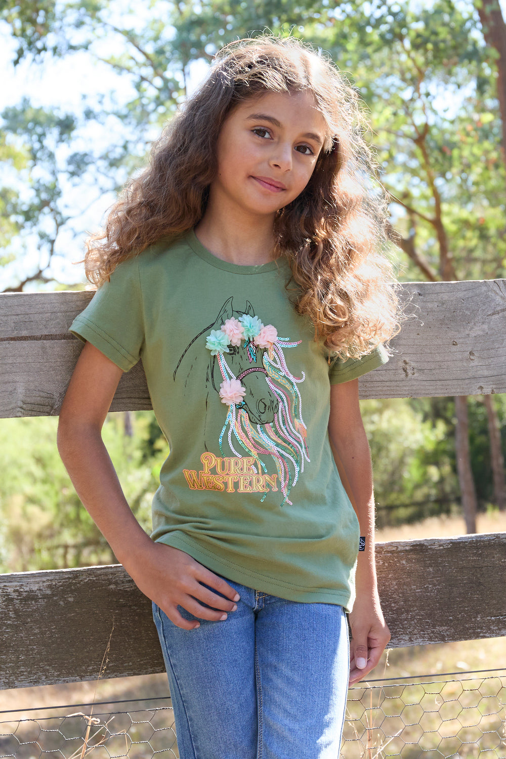 Pure Western Girls Camilla Shirt - P4S5576863