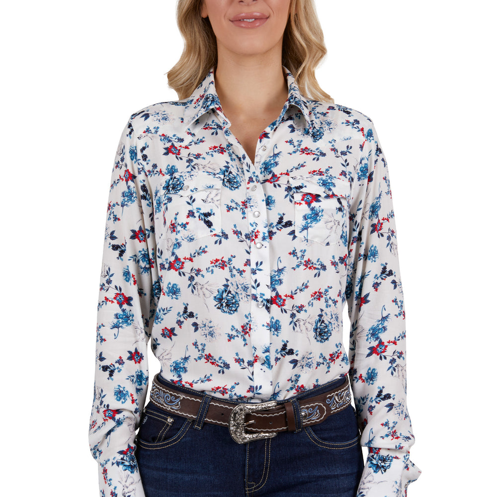 
                      
                        Pure Western Womens Flora LS Shirt - P4W2126908
                      
                    