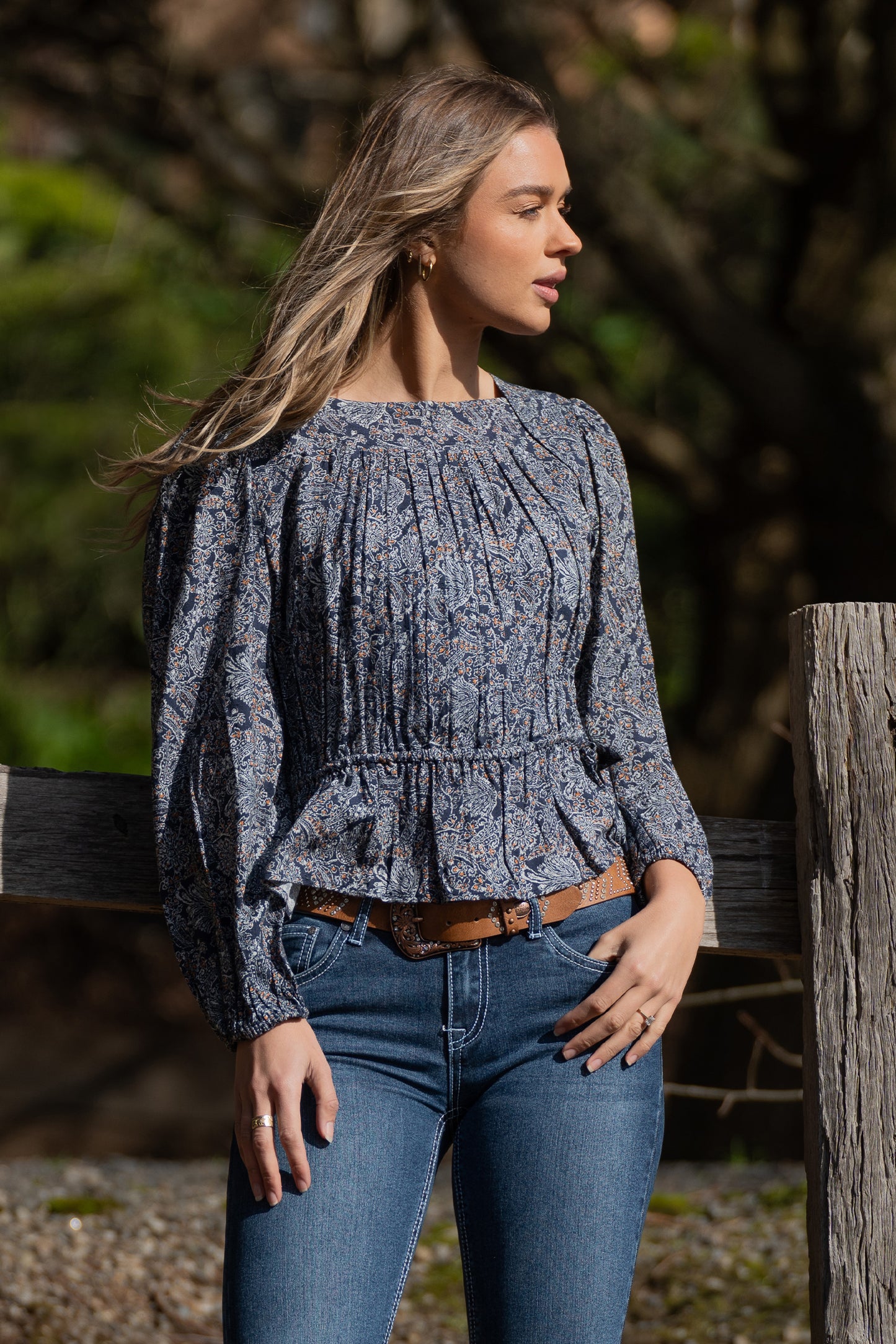 Pure Western Womens Misha Blouse - P4W2543909