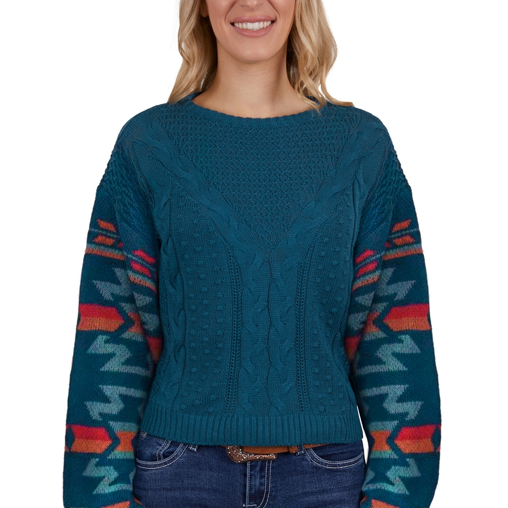 Pure Western Womens Mora Knitted Jumper - P4W2556925