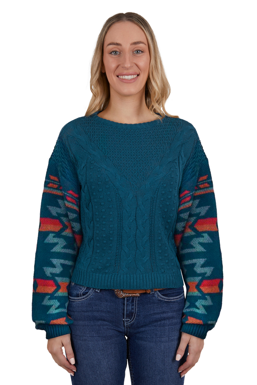 Pure Western Womens Mora Knitted Jumper - P4W2556925