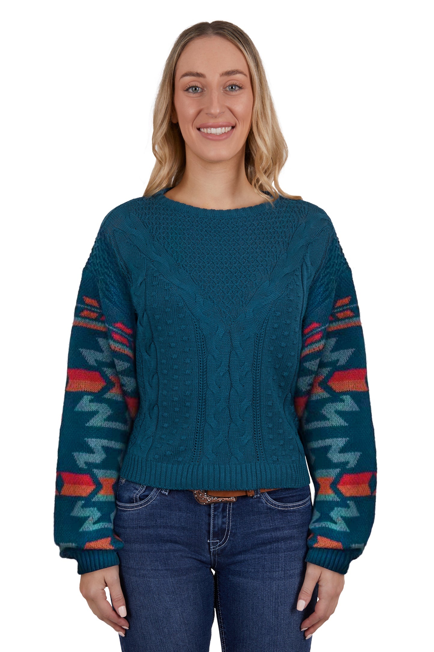Pure Western Womens Mora Knitted Jumper - P4W2556925
