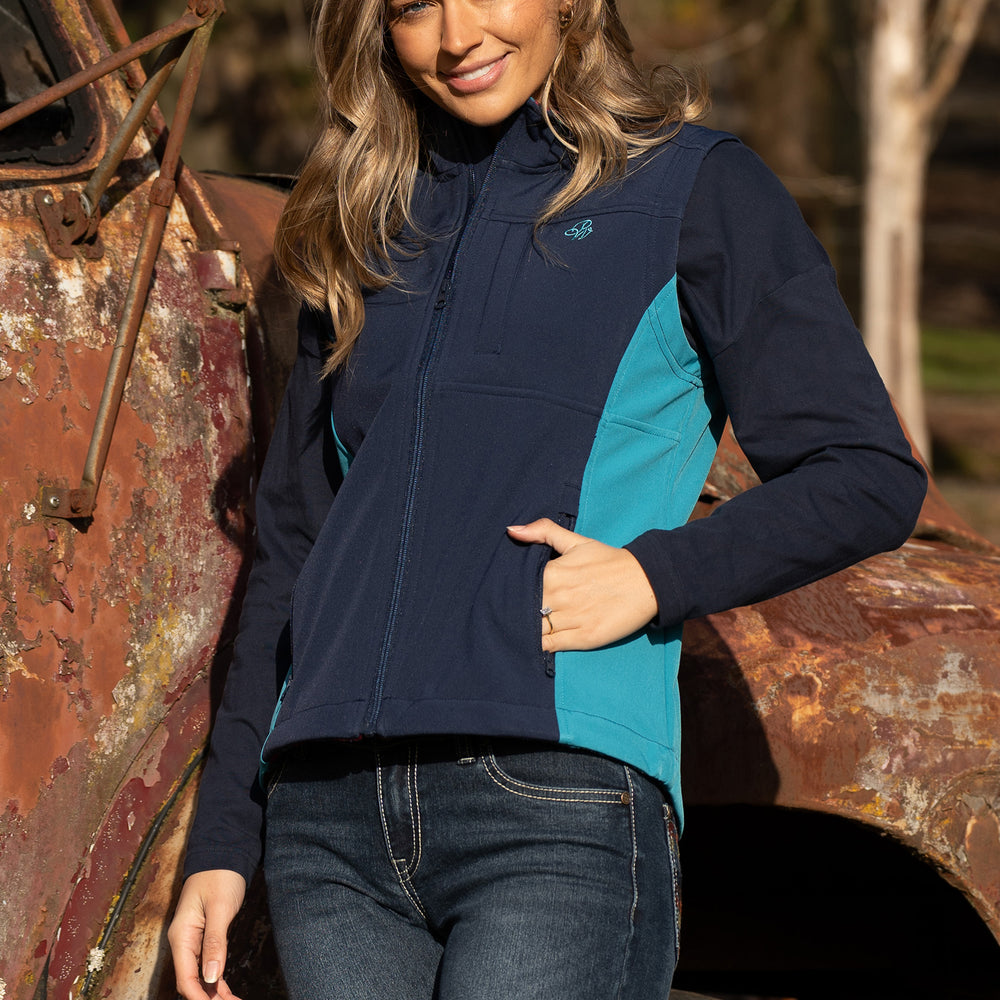 Pure Western Womens Tracy Soft Shell Vest - P4W2603929