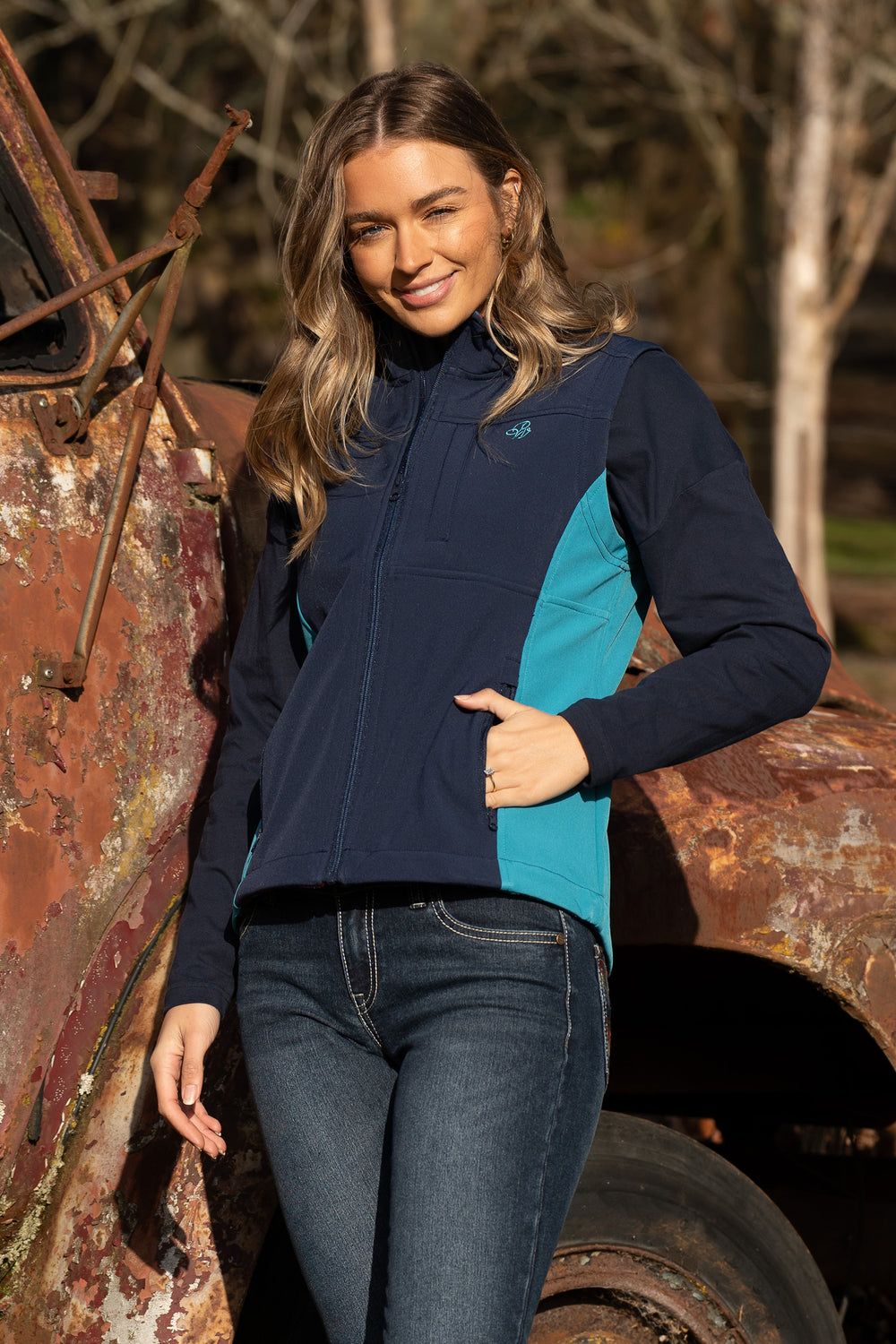 Pure Western Womens Tracy Soft Shell Vest - P4W2603929