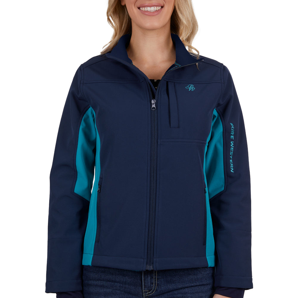 
                      
                        Pure Western Womens Tracy Soft Shell Jacket - P4W2703928
                      
                    