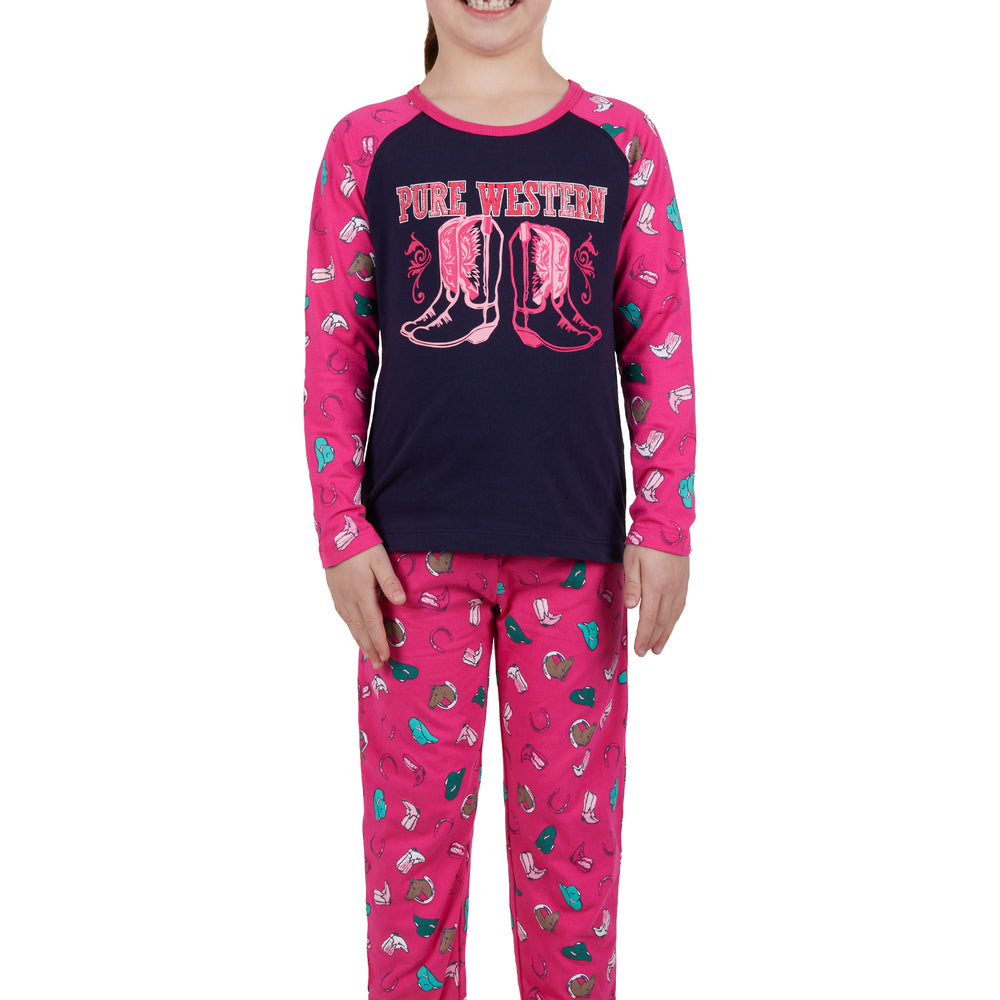 Pure Western Girls Boots PJs - P4W5945PJS