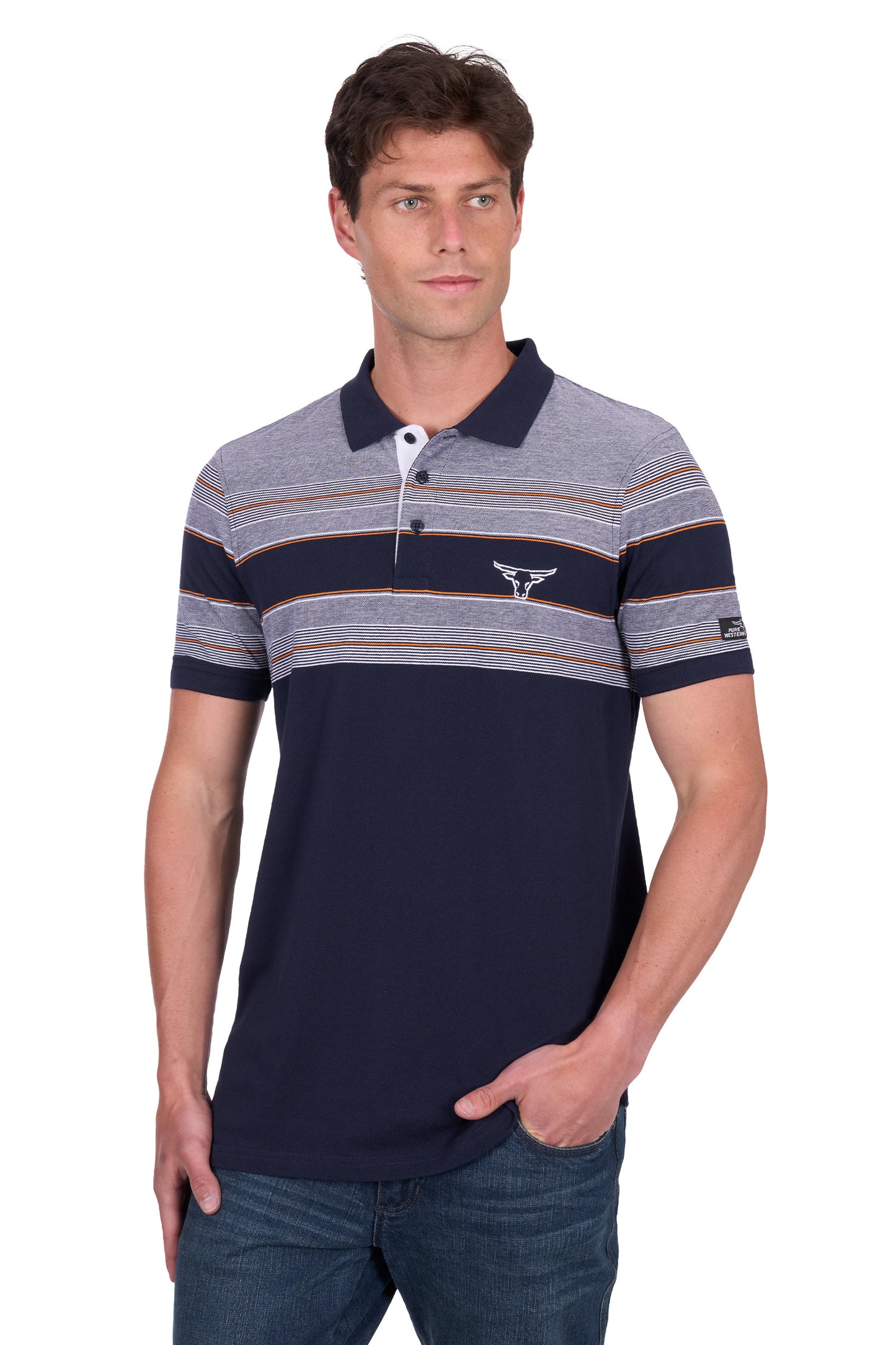 Pure Western Mens Brad Polo Shirt - P5S1505079