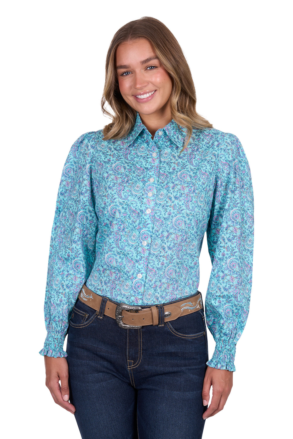 Pure Western Womens Riley LS Shirt P5S2140124