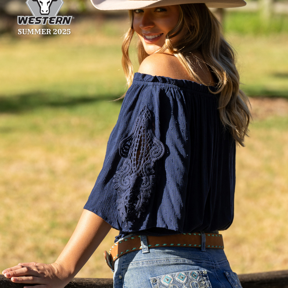 Pure Western Womens Deanne Blouse P5S2571112