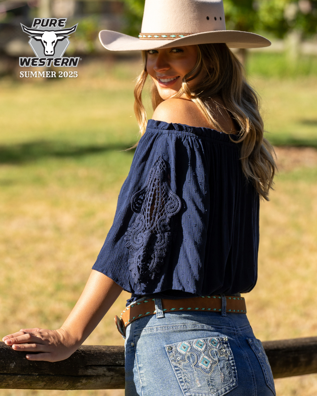 Pure Western Womens Deanne Blouse P5S2571112