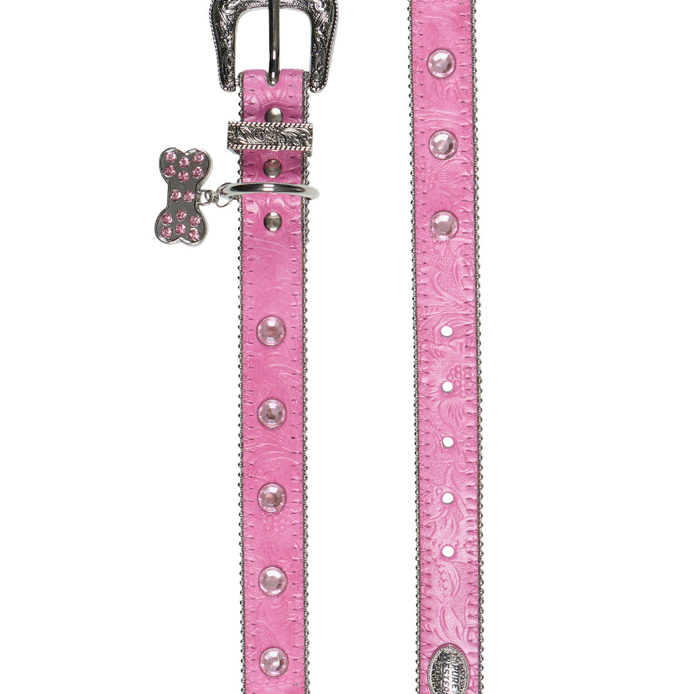 Pure Western Tilly Dog Collar - Pink P5S2946CLR