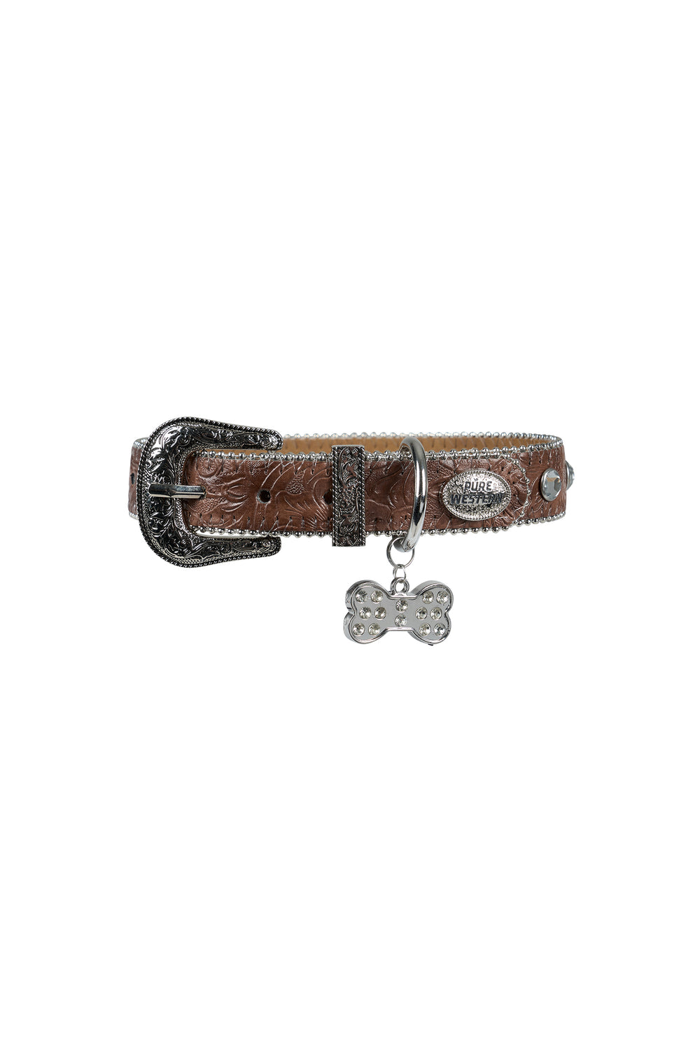 Pure Western Tilly Dog Collar - Tan P5S2946CLR