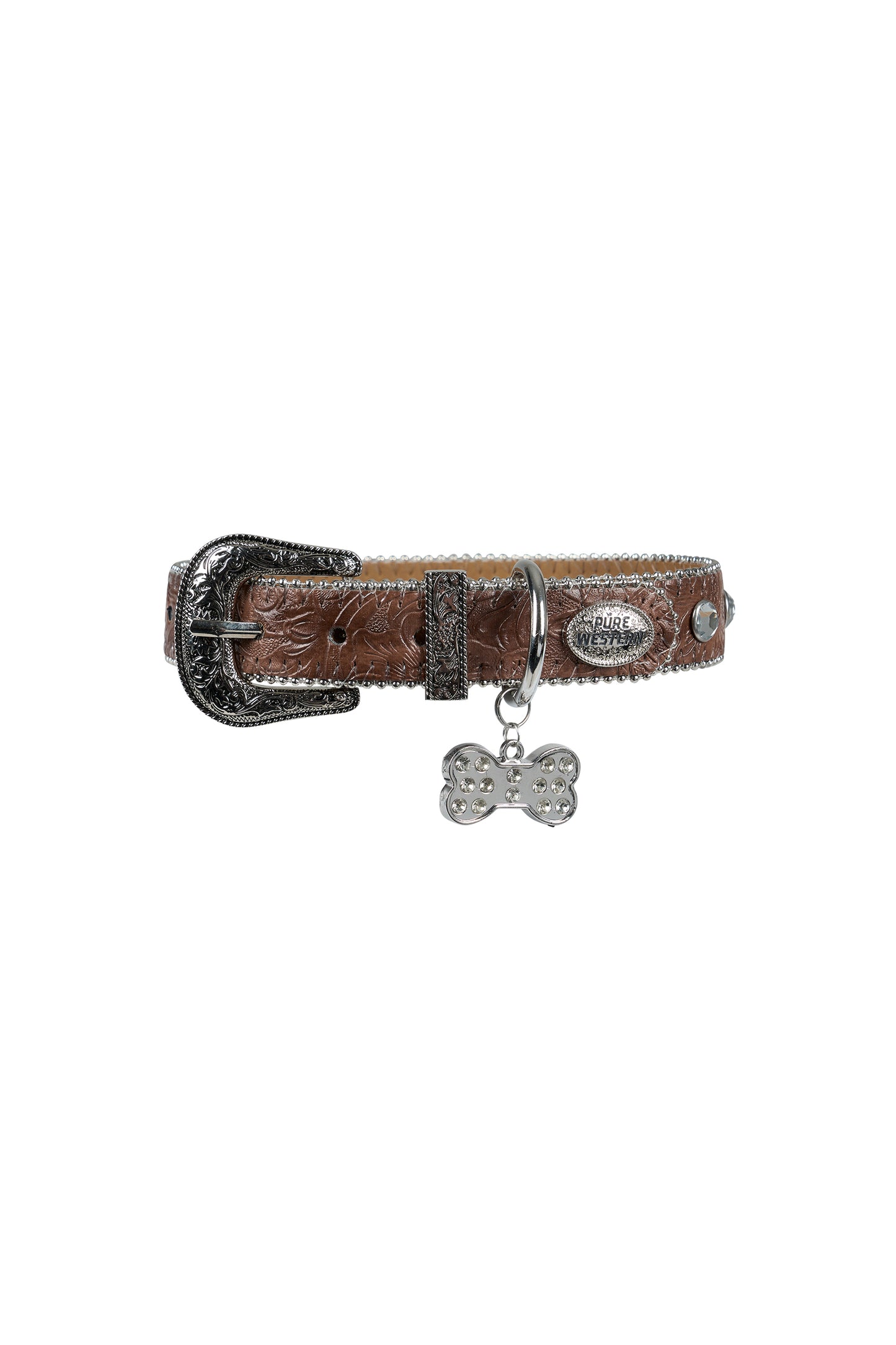 Pure Western Tilly Dog Collar - Tan P5S2946CLR