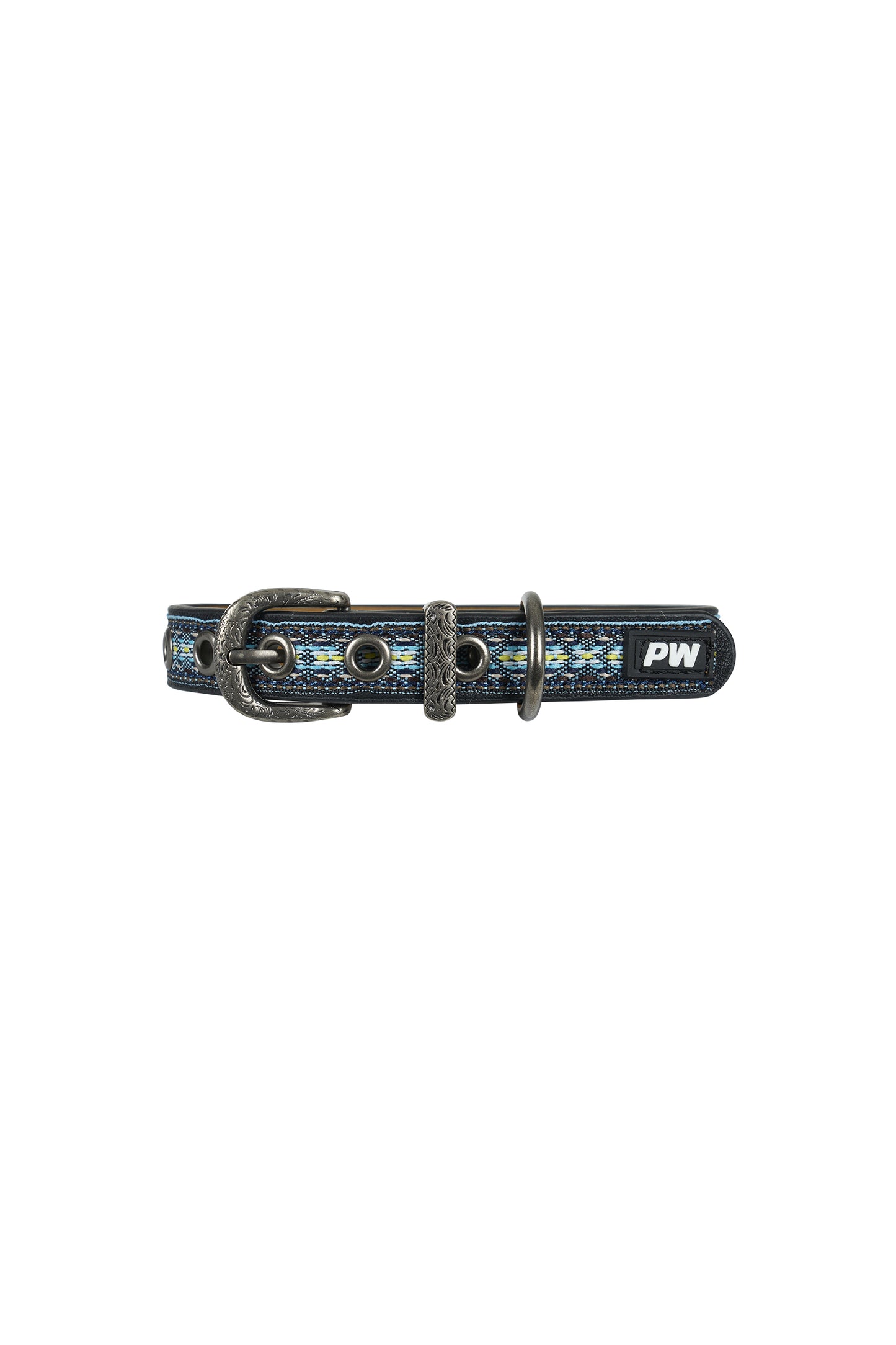 Pure Western Cosmo Dog Collar - Blue P5S2947CLR