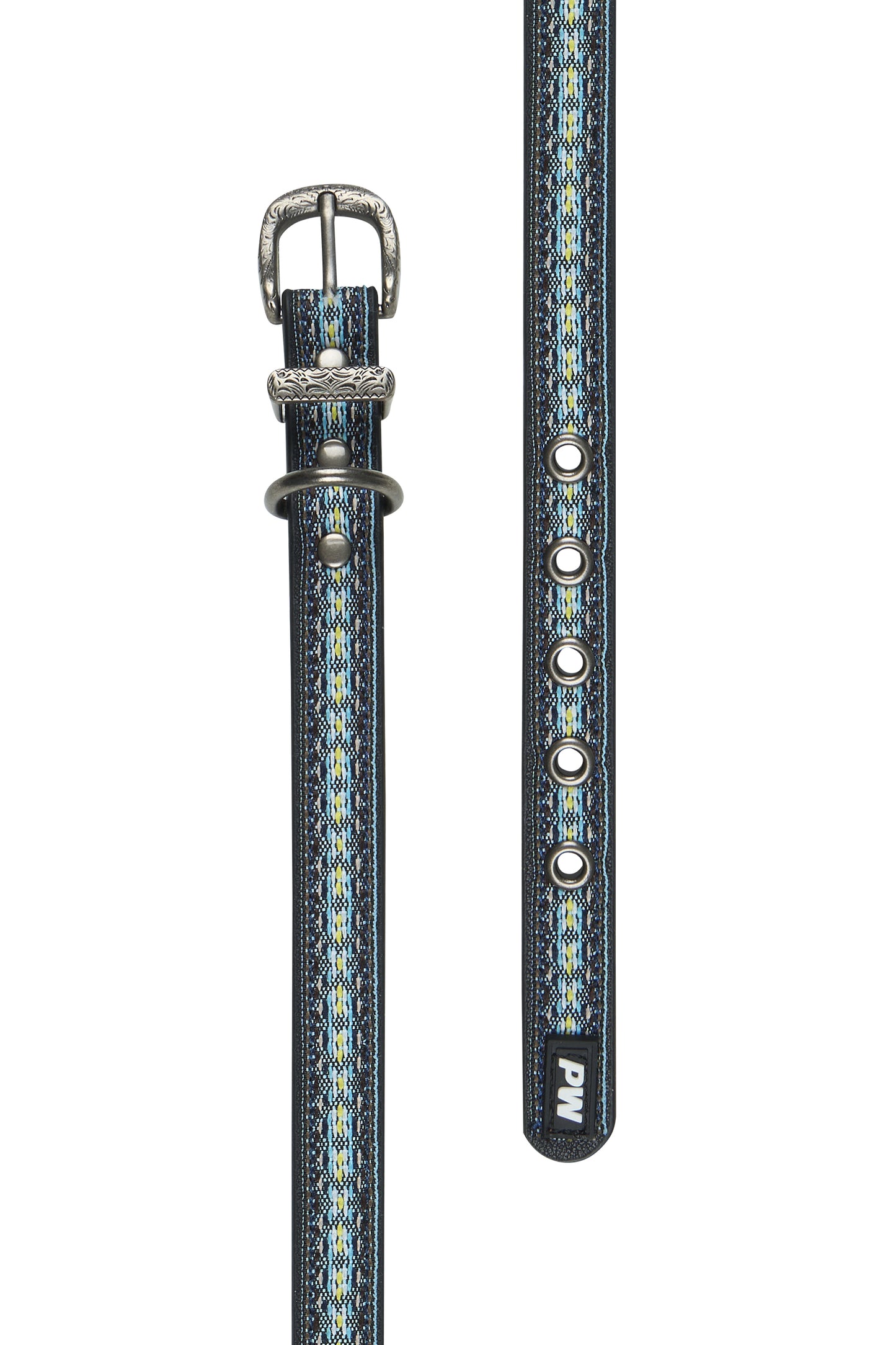 Pure Western Cosmo Dog Collar - Blue P5S2947CLR