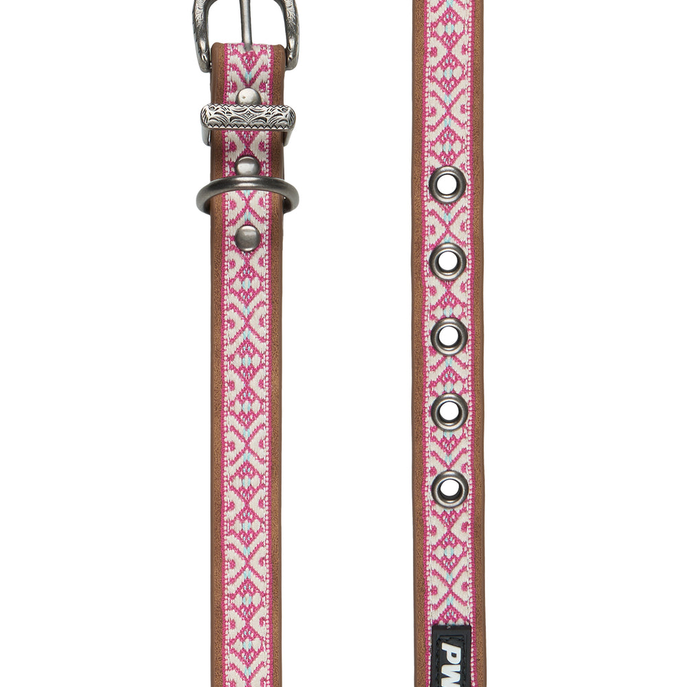 Pure Western Cosmo Dog Collar - Pink P5S2947CLR