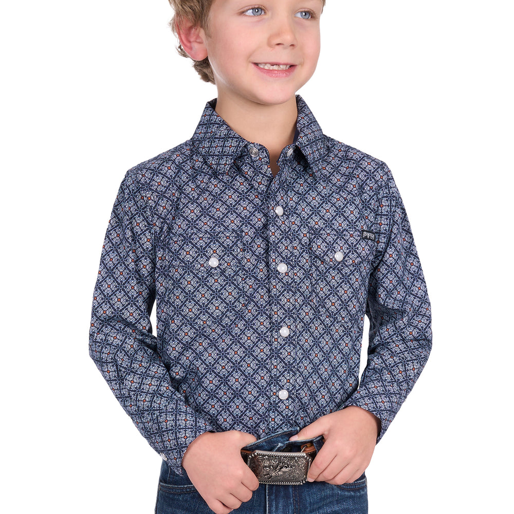 Pure Western Boys Douglas LS Dress Shirt - P5S3100070